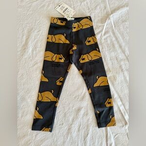 New Zara Kids Dog Print Leggings size 3T